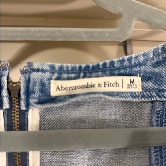 Abercrombie & Fitch Mila Squareneck Denim Dress - Picture 3 of 3